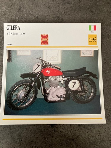 Carte fiche moto collection - carte,