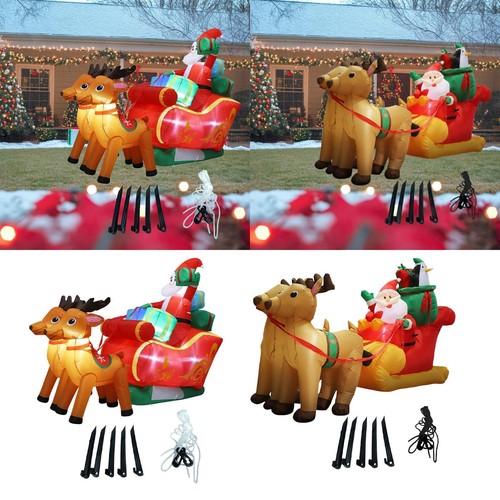 Père noël gonflable - père,