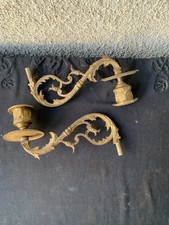 Paire de branches de lustre en