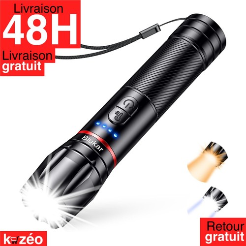 Lampe torche led rechargeable - torche,