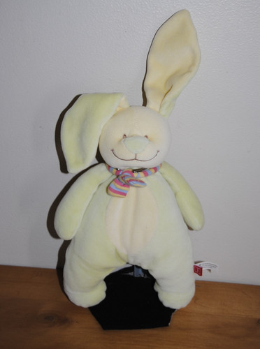 Peluche doudou lapin - lapin, vert