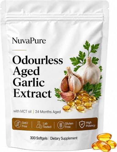 Nuvapure aged garlic organic - nuvapure, garlic,