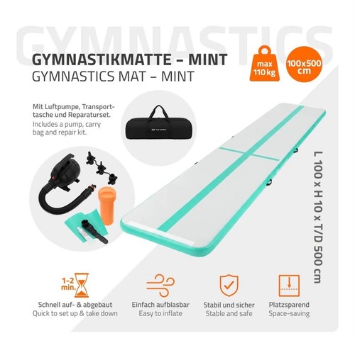 Tapis gonflable gymnastique - tapis, de
