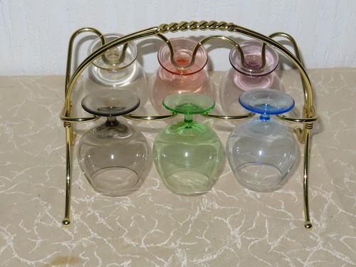 Vintage multicolored cognac - multicolored,