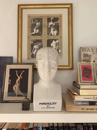 Vintage ceramic phrenology - phrenology, by