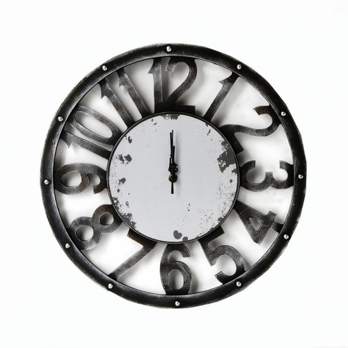 Horloge murale ronde cadre - horloge,