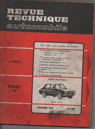 Renault r12 berline r1170 - renault,