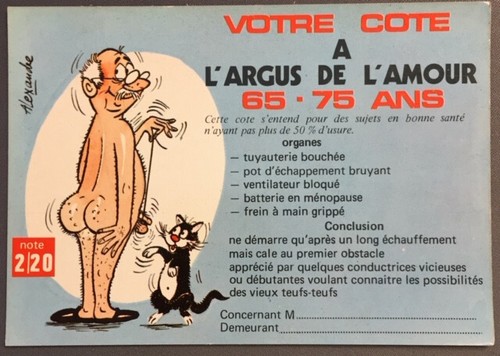 Carte postale humoristique - humoristique,