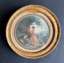 Ancienne miniature galante