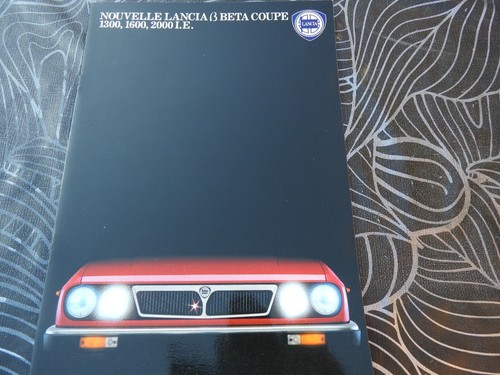 Catalogue lancia beta coupé - catalogue,