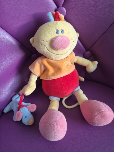Doudou musical nattou rouge - doudou,