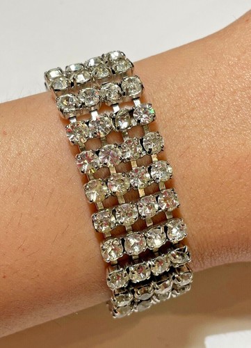 Vintage brillant large blanc - vintage,