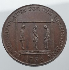MIDDLESEX 1/2 PENNY TOKEN 1796