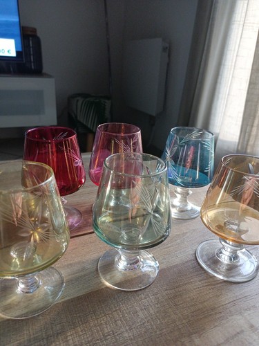 Lot magnifiques verres - lot, 6
