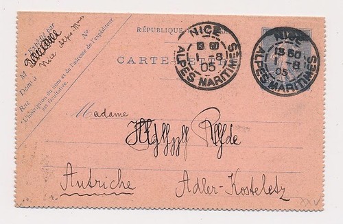 Carte lettre entier postal 25c - lettre,