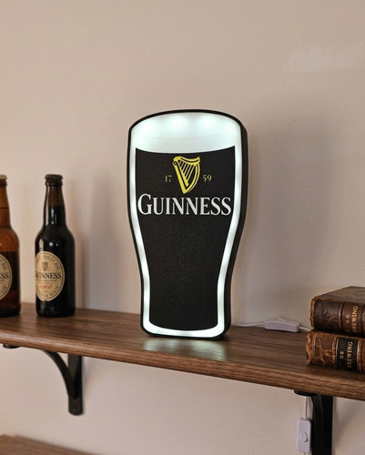 Lampe guinness pinte - lampe,