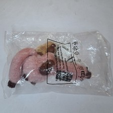 KIPLING MOM & BABY MONKEY Keychain Soft Blush & Baby Light Coffee 2" Deena Sven