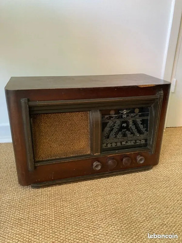 Ancien poste radio lampe - de,