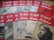 RARE LOT X 12 REVUES L'AIR