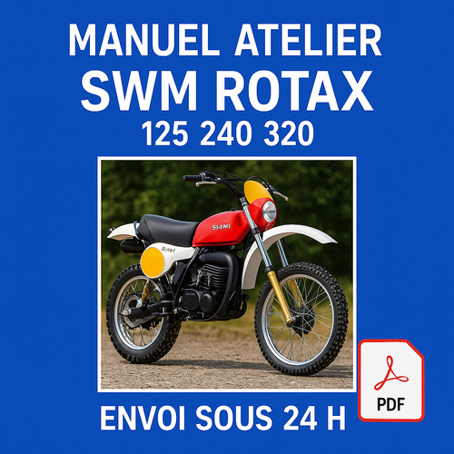 Manuel atelier swm rotax - atelier, 125