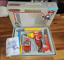 Super Mario Bros Faro Teddy Original Drill Tool Box Rare