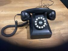 Vintage Black Bakelite Table Telephone