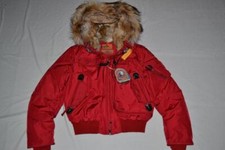 Authentique Parajumpers Gobi Femme Veste Rouge Bomber Tout Neuf Tout Tailles