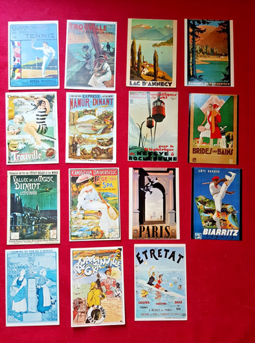 Lot cartes postales - 15,