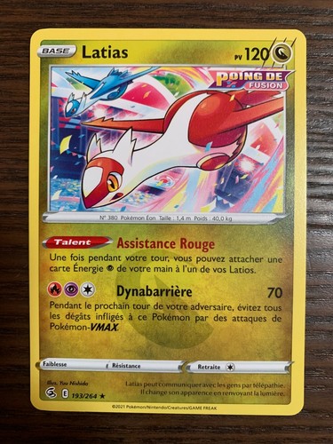 Carte pokémon rare latias - carte,