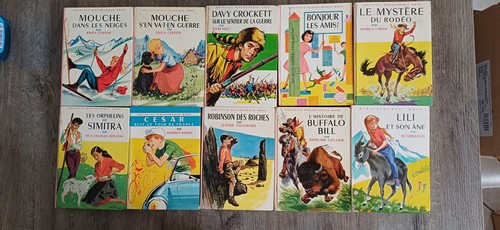 Lot livres bibliotheque - 18,