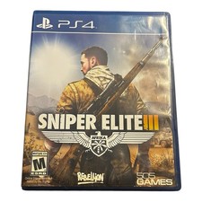 Sniper Elite III 3 Sony Playstation 4 PS4 Video Game CIB