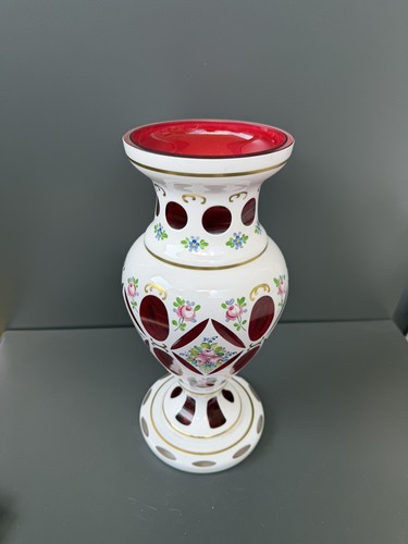 Grand vase verre émaillée - grand,