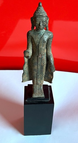 Bouddha bronze sur - bouddha, en