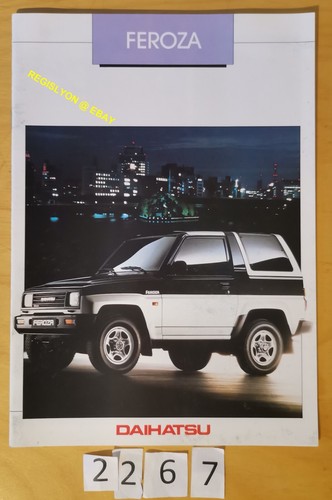 Daihatsu feroza prospectus - feroza,
