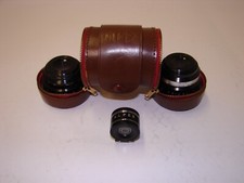 Vintage ALPEX Auxiliary Angle Telephoto Lens & Range View Finder In Dual Case