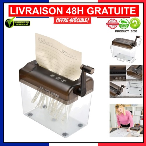 Destructeur papier portable - papier,