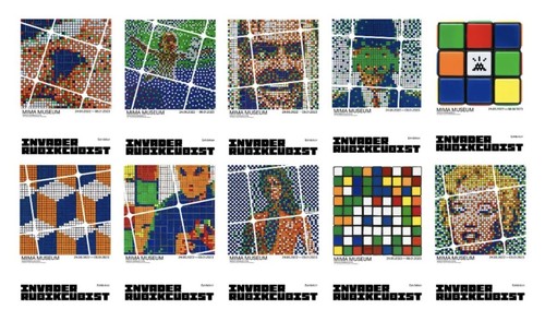 Invader rubikcubist mima - rubikcubist,