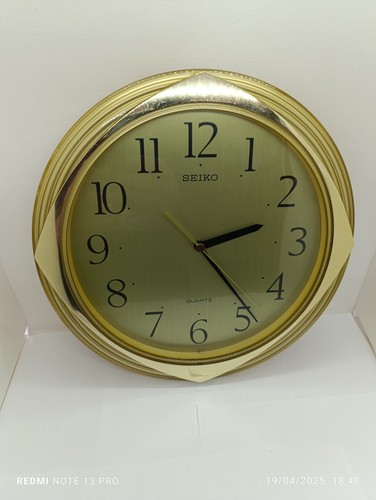 Seiko horloge murale - , dorée