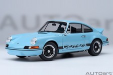 Porsche 911 Carrera 2.7 RS Hellblau Modèle Auto 1:18 Autoart