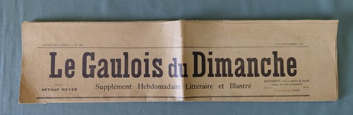 Ancien journal gaulois du - ",