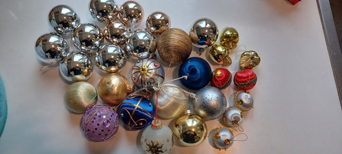 Boules décorations noel - de,