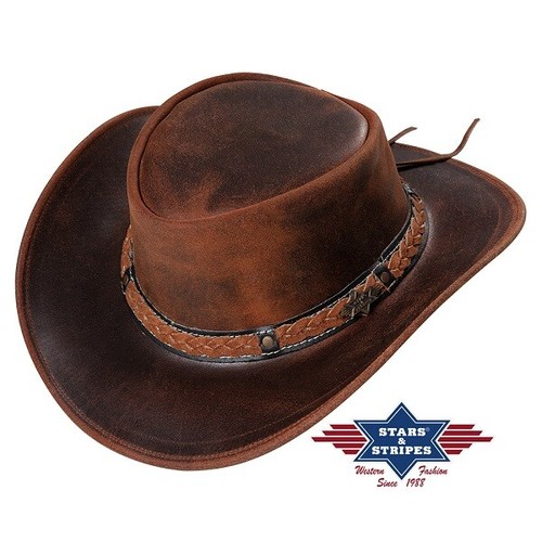 Chapeau hut western cuir - chapeau,