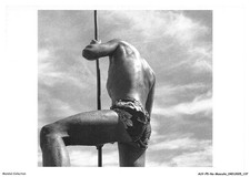 AUYP5-0445-NUDE-MALE - Orchard Stone - Harpoon Fishing - Tahiti 1933