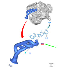 Collecteur d'échappement FORD