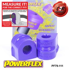 Powerflex Série Route Arrière Barres Anti-Roulis 18Mm Pour TVR Sagaris PF79-111