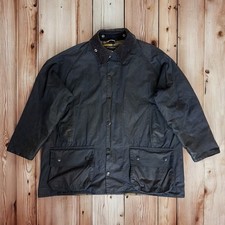 Barbour Beaufort Men's Navy Blue AW17 Wax Jacket Made in England - C44 112 cm