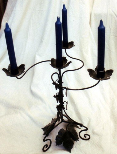 Fer forgé rouille bougies - fer,