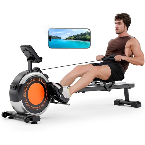 Rameur magnétique pliable - magnétique,