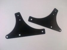 Plaques Latérales Sissy Bar Compatible Avec Harley-Davidson FLST / FXST Softail 