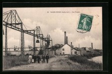 Old postcard Basse-Indre, Les Forges 